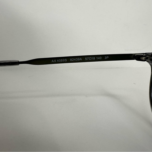 Sunglasses Armani Exchange AX 4069 S 82439A Transparent Dark Grey - Picture 10 of 10